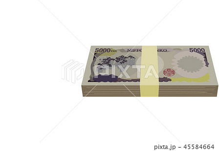 日本円五千円札束裏 45584664