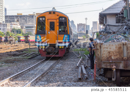 Thai railway train Thai railway train 45585511