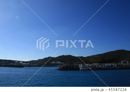 沖縄 阿嘉島 阿嘉港 風景 沖縄 阿嘉島 阿嘉港 風景 45587226