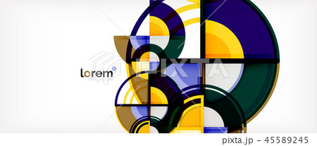 Modern geometric abstract background 45589245