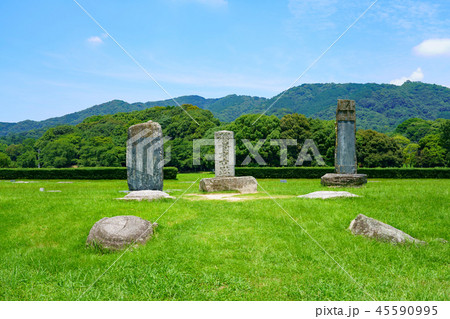 【大宰府政庁正殿跡】 福岡県太宰府市観世音寺 45590995
