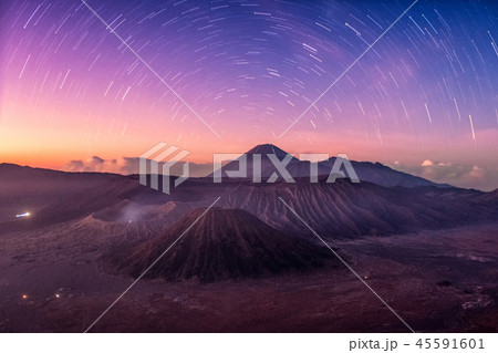 Mount active volcano, Batok, Bromo, Semeru 45591601