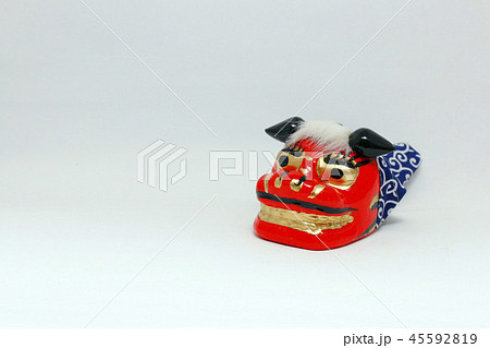 正月飾り 獅子の置物 獅子舞 子供のおもちゃ 伝統玩具 正月飾り 獅子の置物 獅子舞 子供のおもちゃ 伝統玩具 45592819
