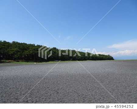 三保の松原と富士山の頭 静岡県 45594252