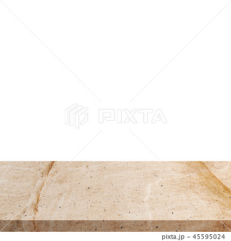 Stone marble on isolated white background Stone marble on isolated white background 45595024