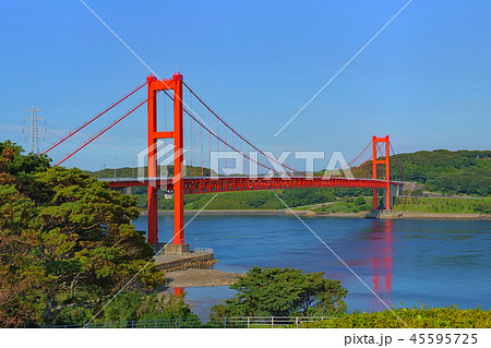 【平戸大橋】 (高解像度版) 長崎県平戸市岩の上町 45595725