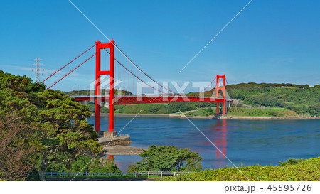 【平戸大橋】 (高解像度版) 長崎県平戸市岩の上町 45595726