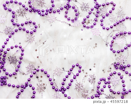 Christmas and New Year violet decorations Christmas and New Year violet decorations 45597218