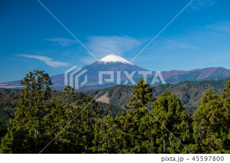 山北つぶらの公園から望む富士山 山北つぶらの公園から望む富士山 45597800