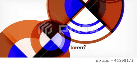 Modern geometric abstract background 45598173
