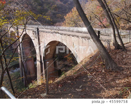 めがね橋 碓氷第三橋梁(群馬県安中市松井田町坂本) めがね橋 碓氷第三橋梁(群馬県安中市松井田町坂本) 45599758