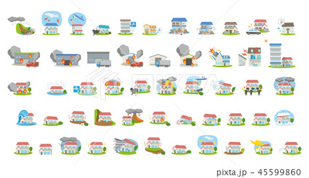 セット素材 住宅関連 セット素材 住宅関連 45599860