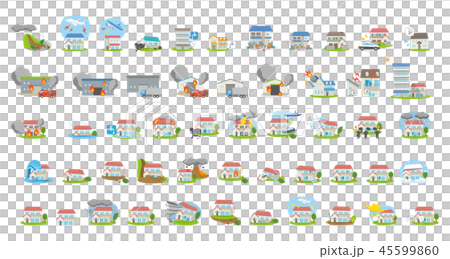 セット素材 住宅関連 セット素材 住宅関連 45599860