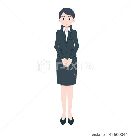 社会人女性全身のイラスト素材