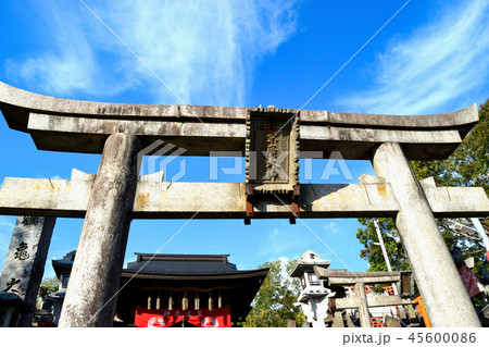 末広大神 伏見稲荷 一の峰 の写真素材