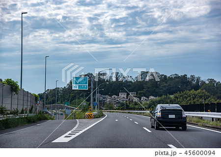 名阪国道　もうすぐ上野東出口 45600094