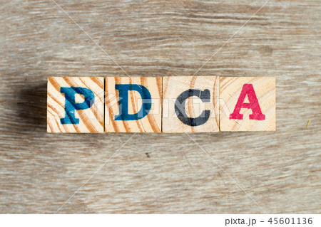 Letter block in word PDCA Letter block in word PDCA 45601136