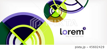 Modern geometric abstract background 45602429