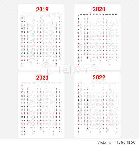 Calendar 2019,2020, 2021 & 2022 calendar template. Calendar 2019,2020, 2021 & 2022 calendar template. 45604150