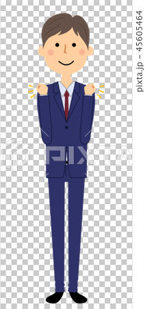 Businessman guts pose Businessman guts pose 45605464