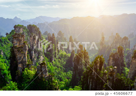 Zhangjiajie mountains, China Zhangjiajie mountains, China 45606677