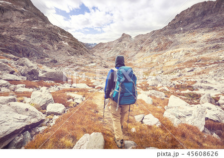 Hike in autumn season 45608626