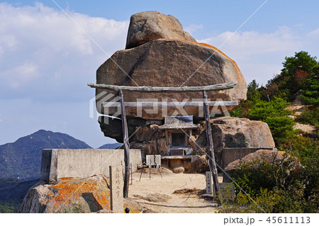 【小豆島】重ね岩・重岩(小瀬石鎚神社) 【小豆島】重ね岩・重岩(小瀬石鎚神社) 45611113