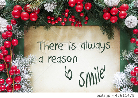 Christmas Decoration, Quote Always Reason Smile Christmas Decoration, Quote Always Reason Smile 45611479