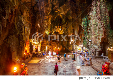 Marble mountains cave in Danang Marble mountains cave in Danang 45611586