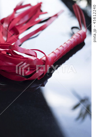 Bondage leather whip 45612240