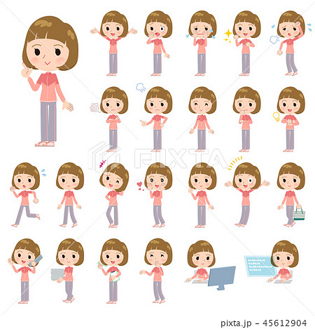 Straight bangs women Sportswear_emotion 45612904