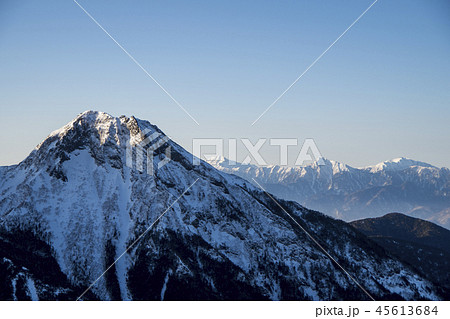 阿弥陀岳と南アルプスの眺望 45613684