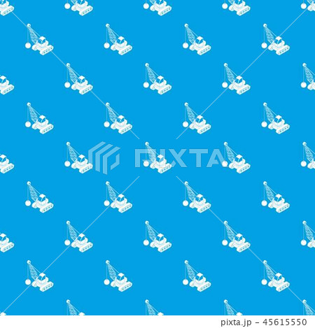 Demolish truck pattern vector seamless blue Demolish truck pattern vector seamless blue 45615550