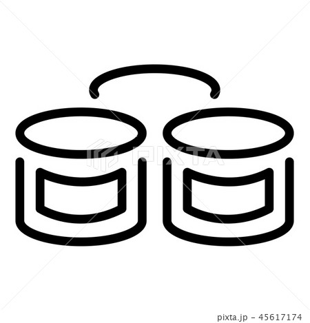 Canned sea food icon, outline style Canned sea food icon, outline style 45617174