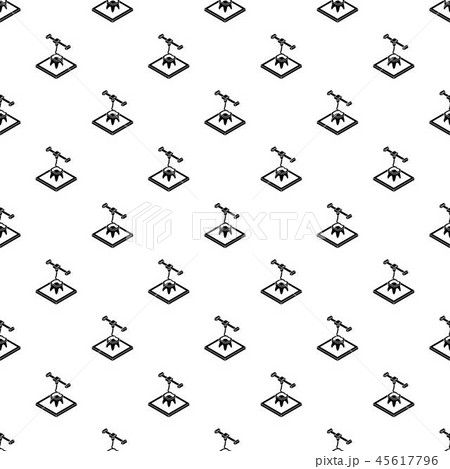 Tooth d printing pattern vector seamless Tooth d printing pattern vector seamless 45617796