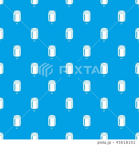 Jar pattern vector seamless blue 45618101