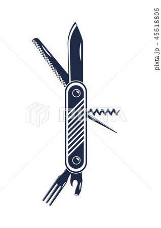 Adventure jackknife isolated icon 45618806