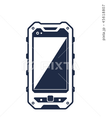 Protected smartphone device with blank screen 45618807
