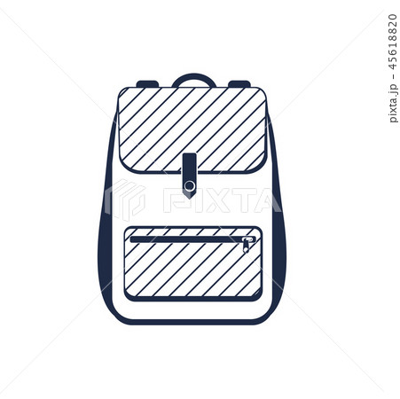Travel backpack isolated icon 45618820