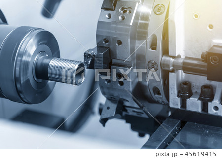 The   CNC lathe or turning machine . 45619415