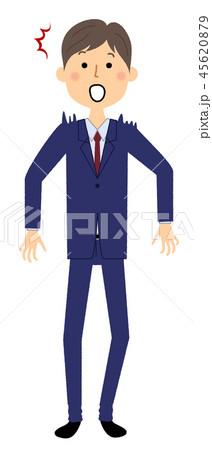 ビジネスマン　驚く 45620879