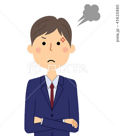 ビジネスマン　怒る 45620880