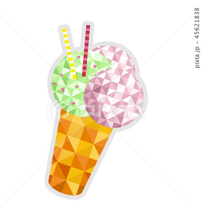 Ice cream cone isolated icon Ice cream cone isolated icon 45621838