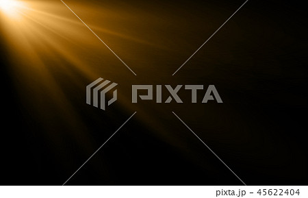 Light ray golden sun beam  background 45622404
