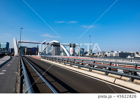 東京再開発 環状2号線 暫定開通 築地大橋 築地方向　2018.11　a 45622826