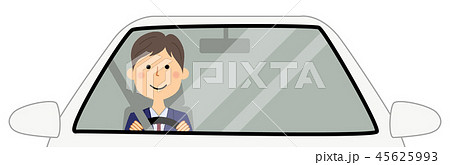 ビジネスマン マイカー通勤 ビジネスマン マイカー通勤 45625993