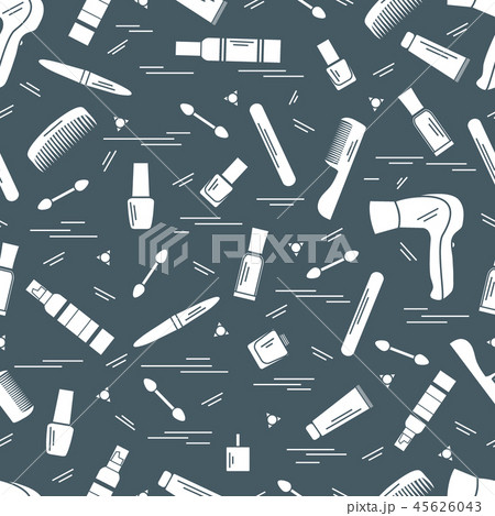 Cute pattern of various accessories of decorative 45626043