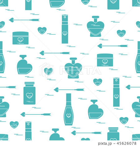 Cute seamless pattern with various accessories for 45626078