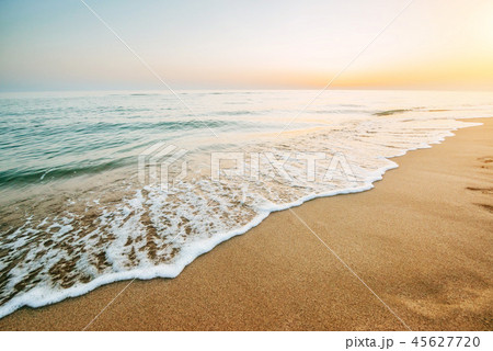 Colorful sunset over the sea. 45627720