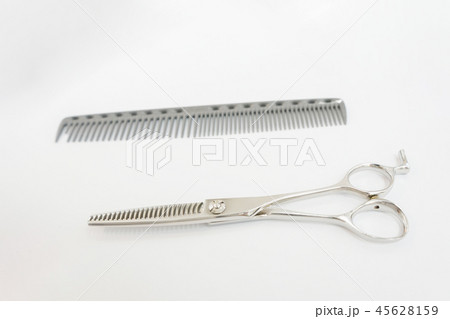 ハサミ　コーム　鋏　櫛　シザー　美容ハサミ 45628159